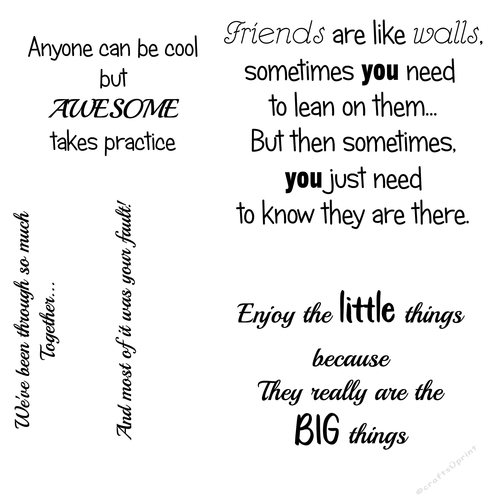 Word Art - Awesome - Friends - Big Things