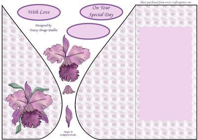 Stained Glass Orchid