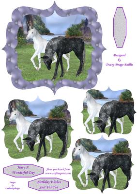 Birthday Unicorns Thinking of You