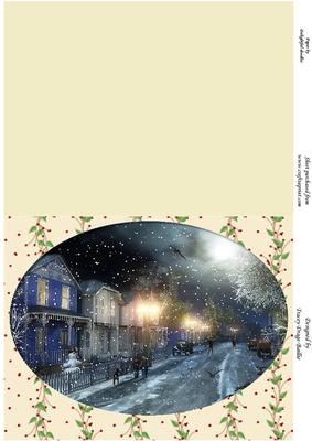 Evening Snow, Lamps A-glow