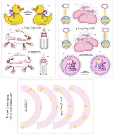 Baby Girl Mobile Kit