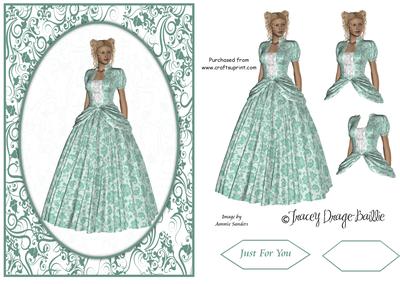 Lady in Soft Green