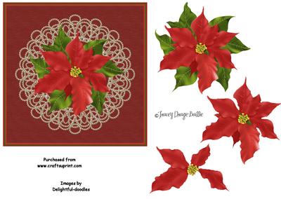 Pearls & Poinsettia