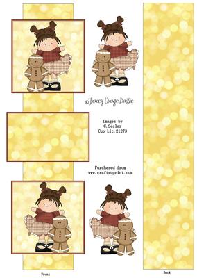 'ribbon' Gingerbread Girl