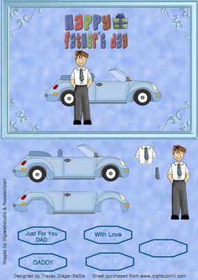 Dad's Blue Car