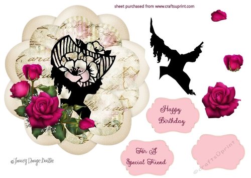 Floral Silhouette 4