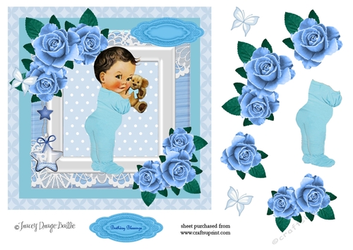 Romper & Roses in Blue 5