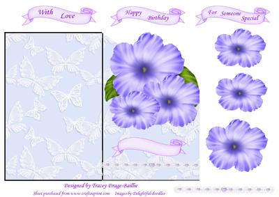 Petunia & Lace Quick Card