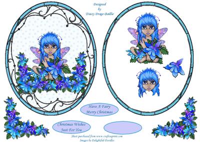 Blue Framed Fairie