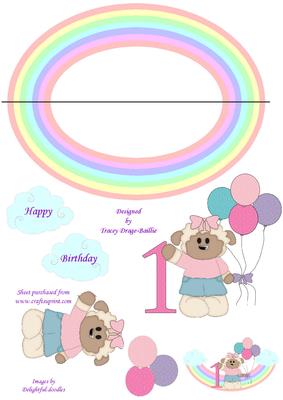 1st Birthday Sheep