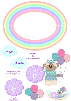 6th Sheepish Girl Birthday Wobble