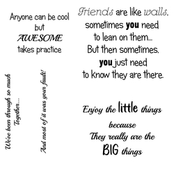 Word Art - Awesome - Friends - Big Things