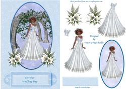 Bride by the Walkway Card with Gift Tag