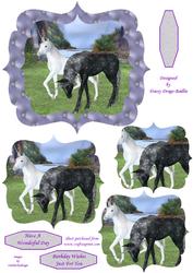Birthday Unicorns Thinking of You
