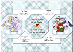 Our Family to Your Family Snowfamily Hugs