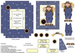 Have Fun in the Sun Picture Framed Card