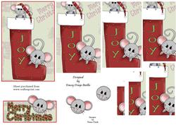 Joy-ful Mice with Their Stocking