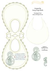 Neutral New Baby Bib & Duck