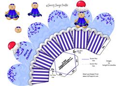 Gingerbread Cupcake Box or Gigt Box