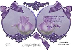 Bowed Purple Verse