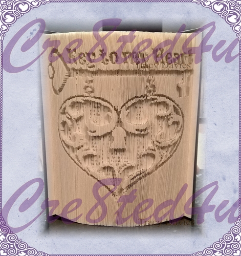 Key to my heart cut and fold pattern plus free tutorial perfect for valentines wedding or anniversary
