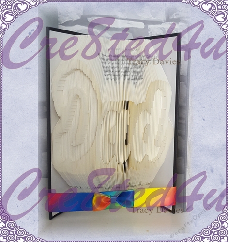 Dad Bubble style word combi pattern plus free tutorial perfect for Fathers day Birthday Christmas