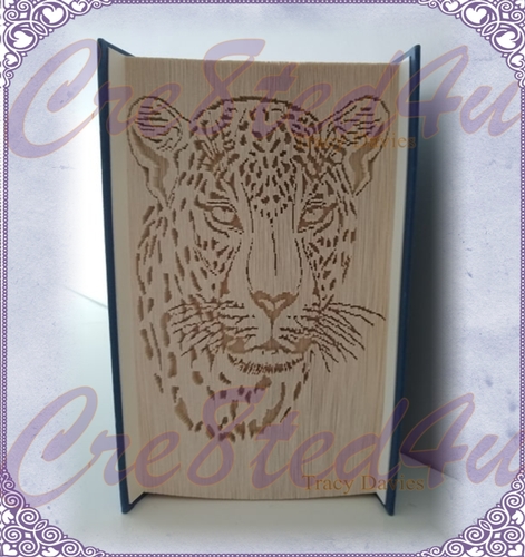 Leopard 180 cut and fold pattern Jungle animal