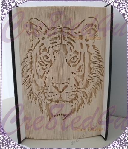 Tiger 180 cut and fold pattern Jungle animal