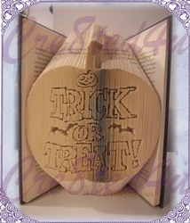 Trick or Treat Halloween pumpkin combi fold pattern with free tutorial