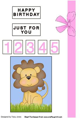 Lion for Girl