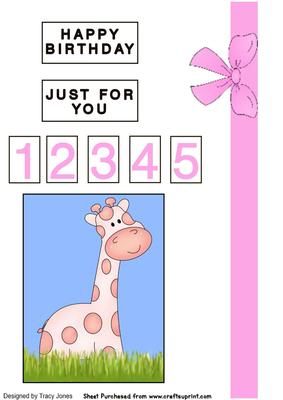 Giraffes for Girl