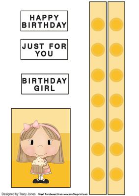 Girl with Yellow Cake