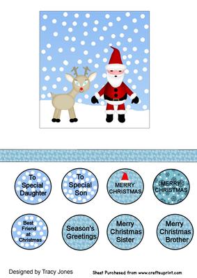 Santa and Reindeer
