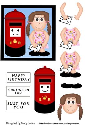 Post Box & Girl