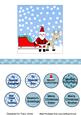 Sleigh and Reindeer with Santa