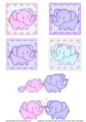 Baby Ellie and Family Toppers