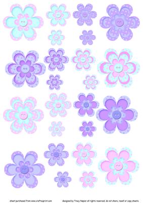 Baby Ellie and Family Embellishment Sheet