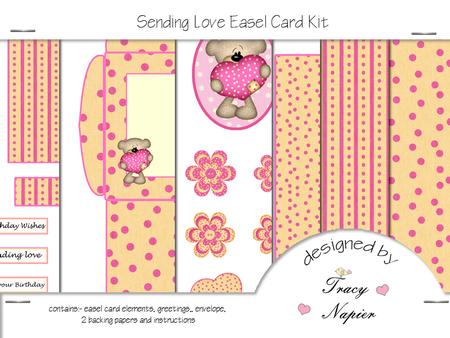 Sending Love Easel Card Kit