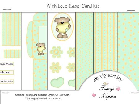 With Love Easel Card Kit