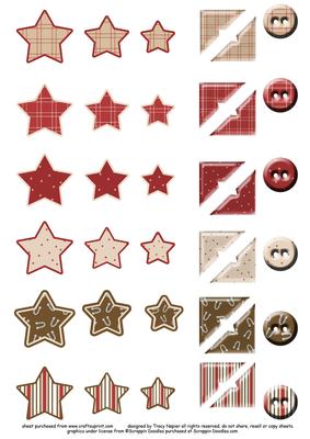 Little Monkeys Wild West Embellishments