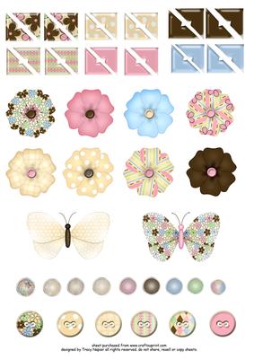 Daisy Chain Farm Embellishment Set