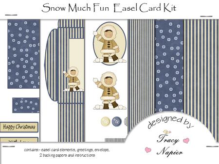Snow Much Fun Easel Card Kit