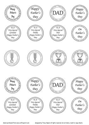 Fathers Day Greeting Stamps
