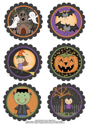 Boo! Halloween Toppers