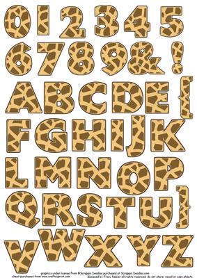 Jungle Fun Alphabet and Numbers Set One