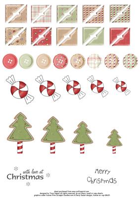Ginger Bread Lane Embellishment Set