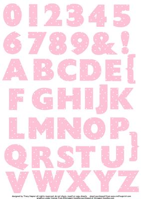Tweet Valentine Alphabet and Numbers 2