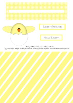 Little Chick Slider Card