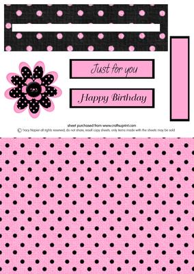 Bags of Style Flower Slider Card