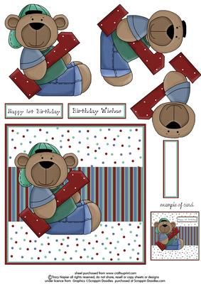 Birthday Bear - First Birthday
